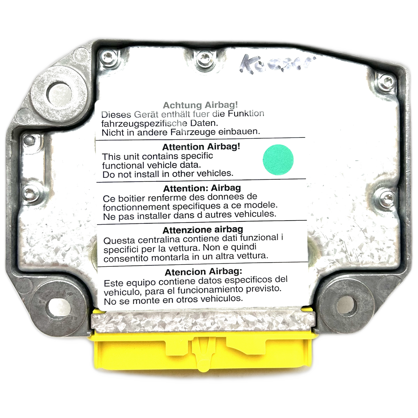 Porsche 911 997 Airbag-Steuergerät Reparatur