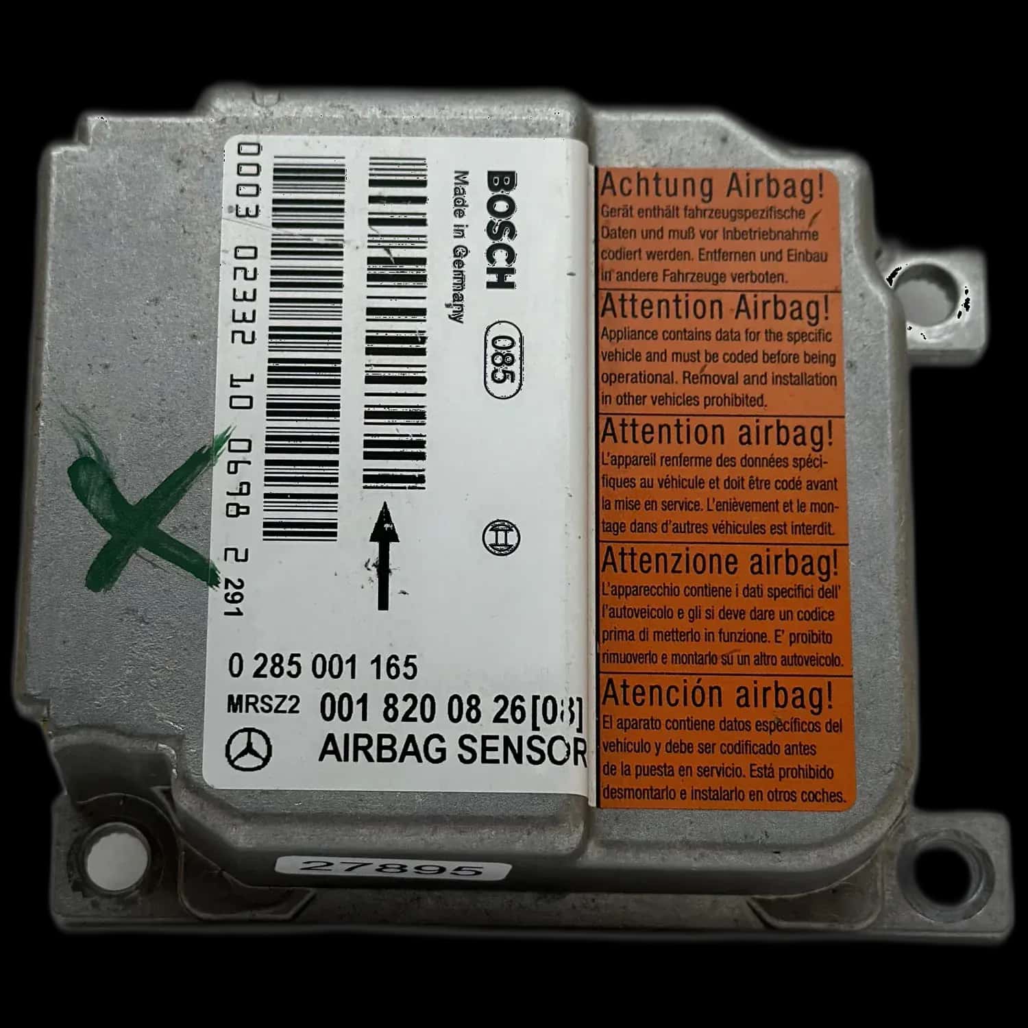 Mercedes-Benz A-Klasse W168 Airbag-Steuergerät Reparatur