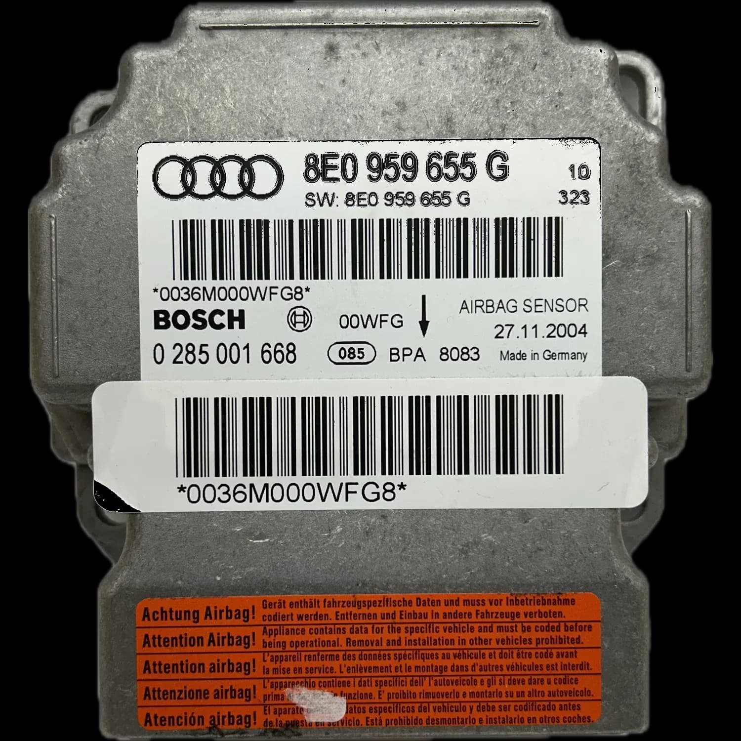 Audi A4 B7 8E Airbag-Steuergerät Reparatur
