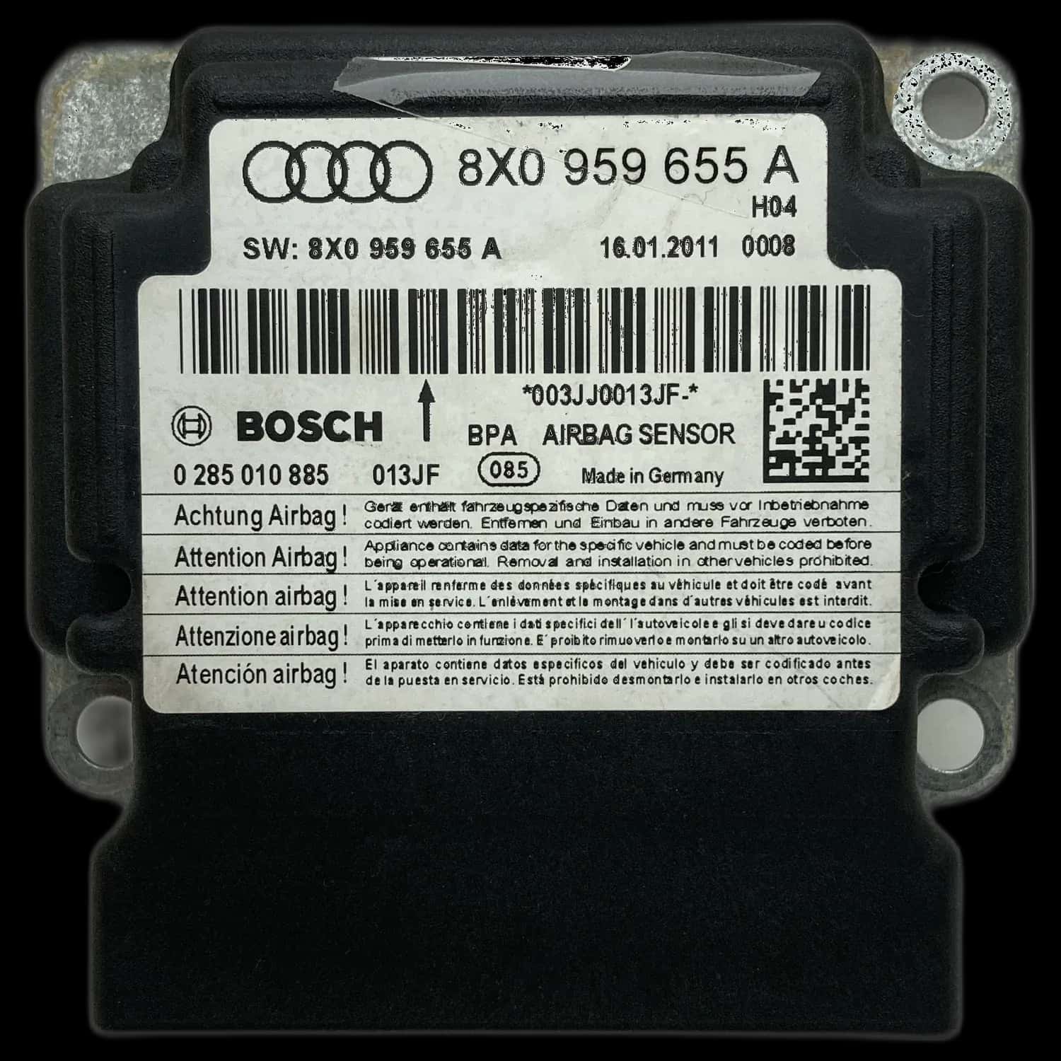 Audi A1 8X Airbag-Steuergerät Reparatur