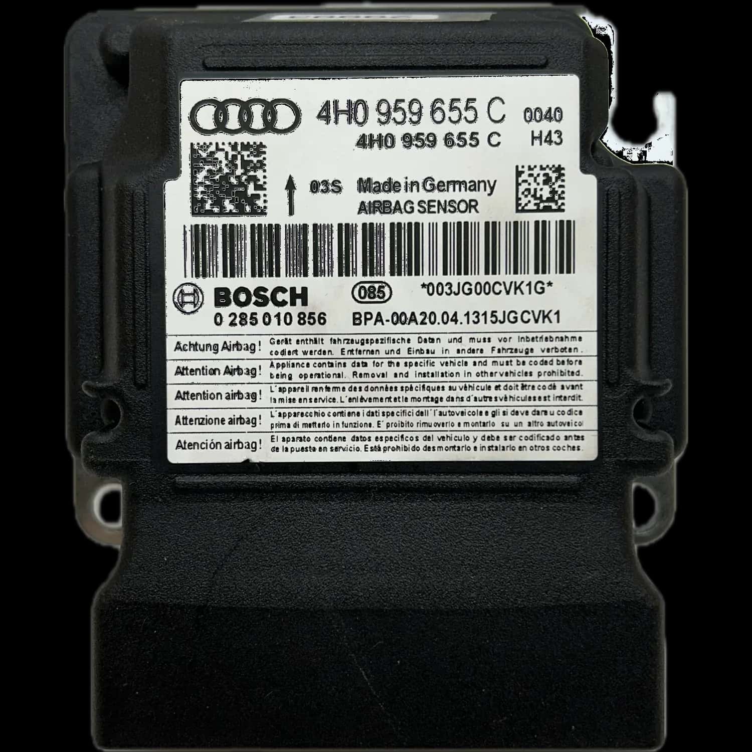 Audi R8 42 Airbag-Steuergerät Reparatur