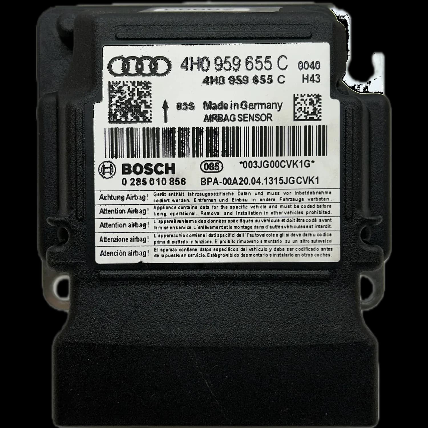 Audi R8 42 Airbag-Steuergerät Reparatur