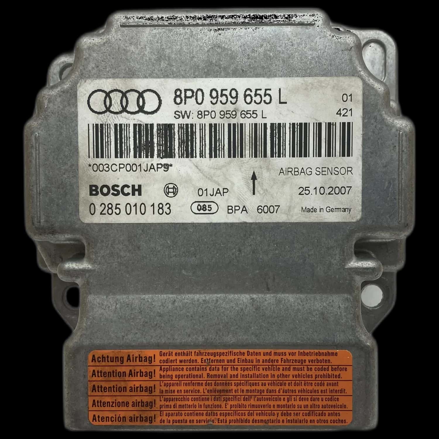 Audi S3 8P Airbag-Steuergerät Reparatur