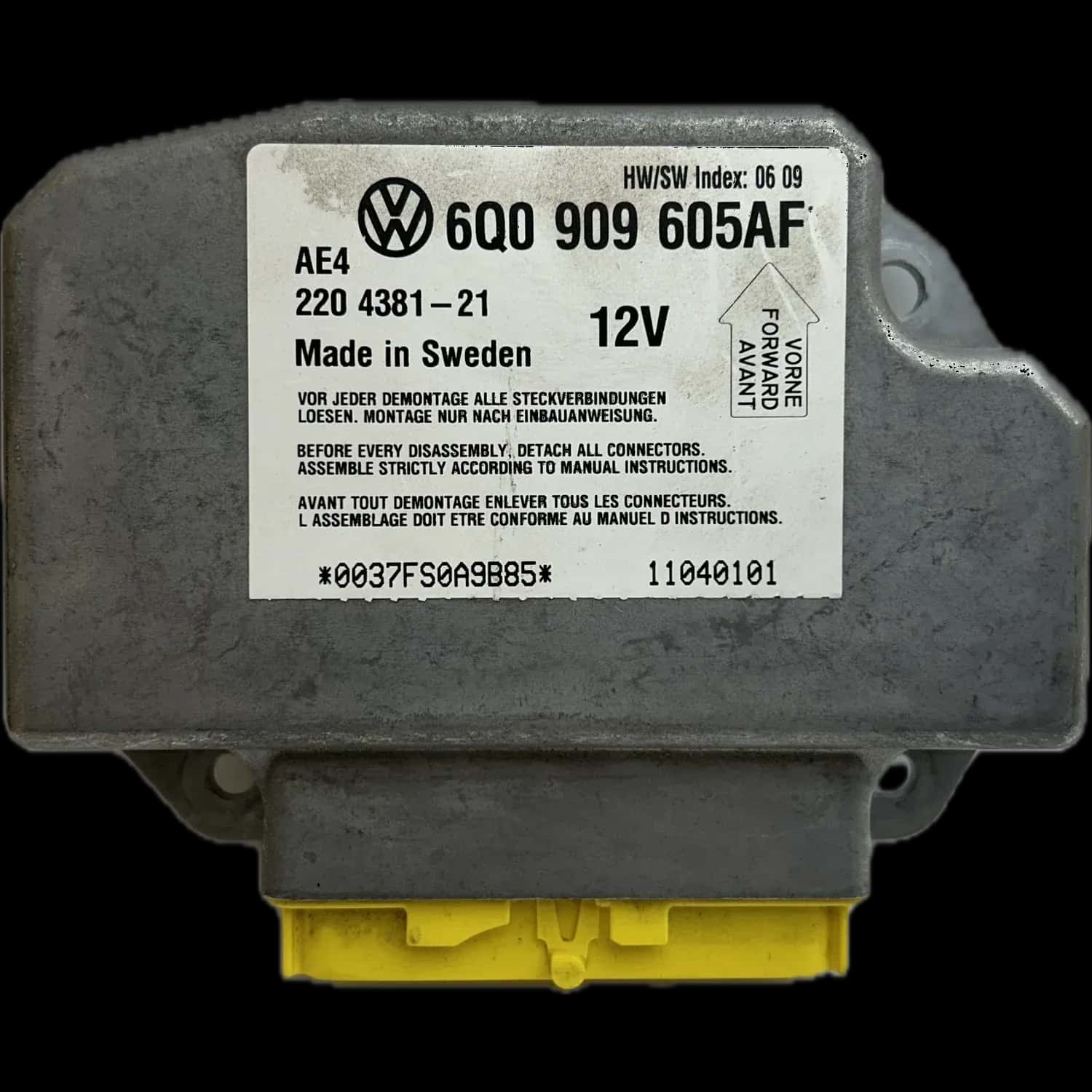 Volkswagen New Beetle Airbag-Steuergerät Reparatur