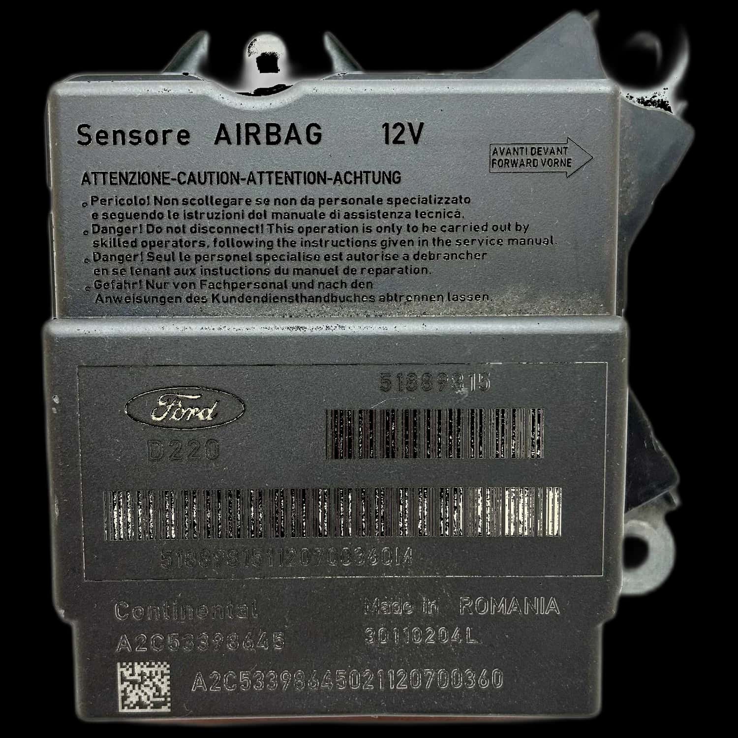 Ford Ka 2 RU8 Airbag-Steuergerät Reparatur