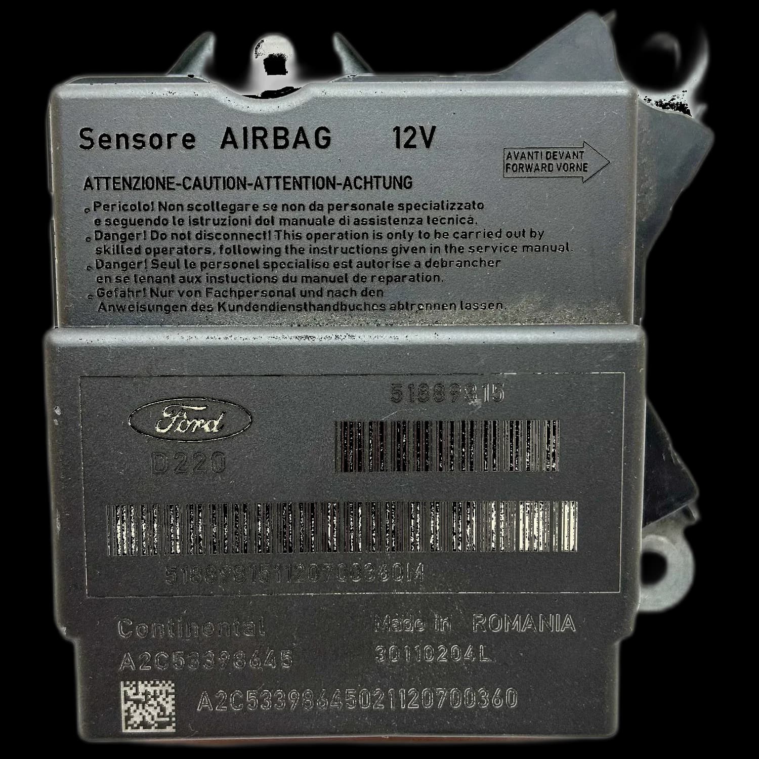 Ford Ka 2 RU8 Airbag-Steuergerät Reparatur