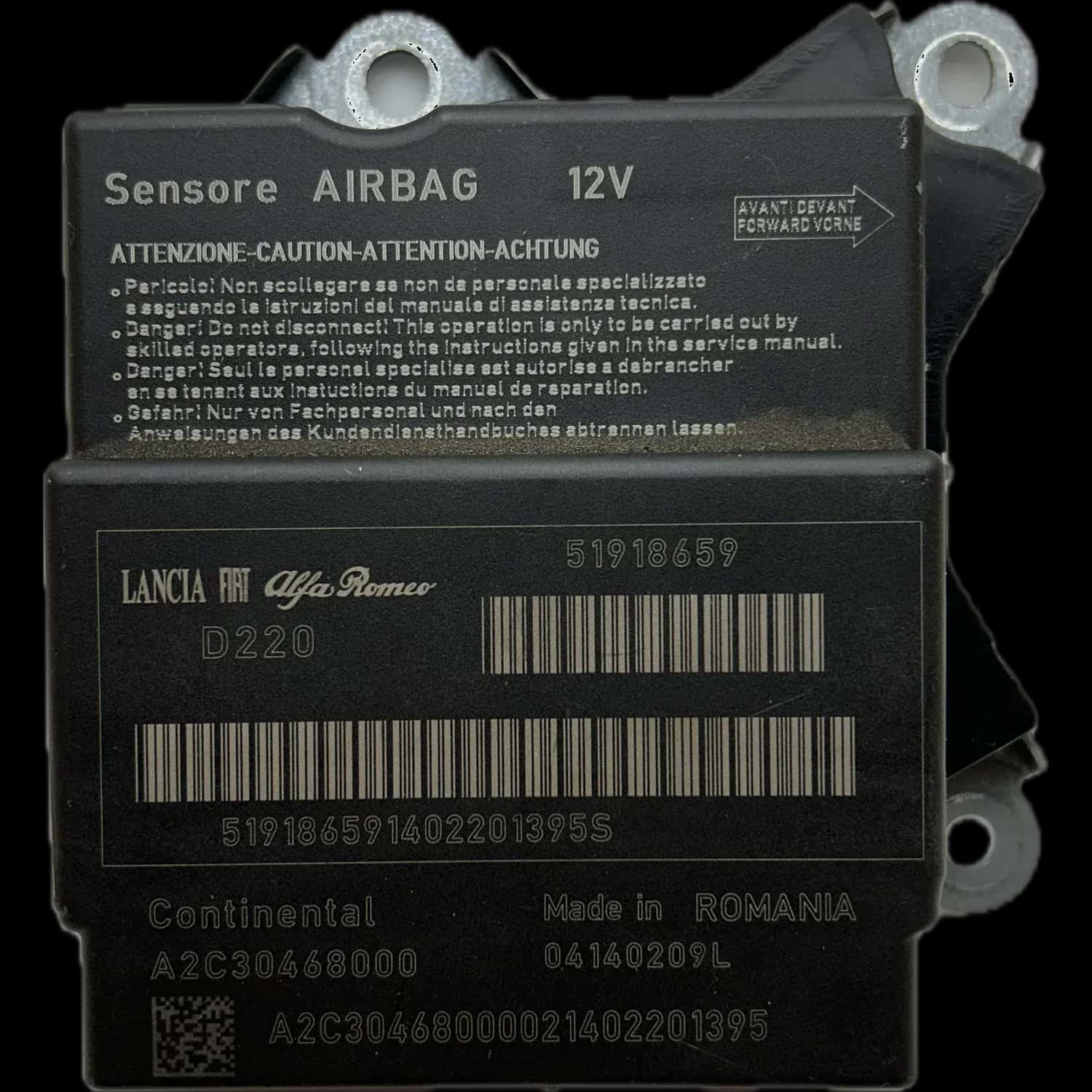 Fiat 500 330 Airbag-Steuergerät Reparatur
