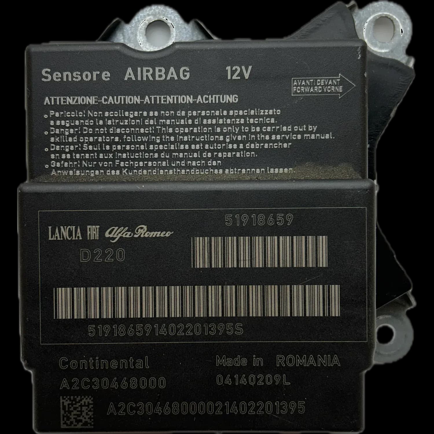 Fiat 500 330 Airbag-Steuergerät Reparatur