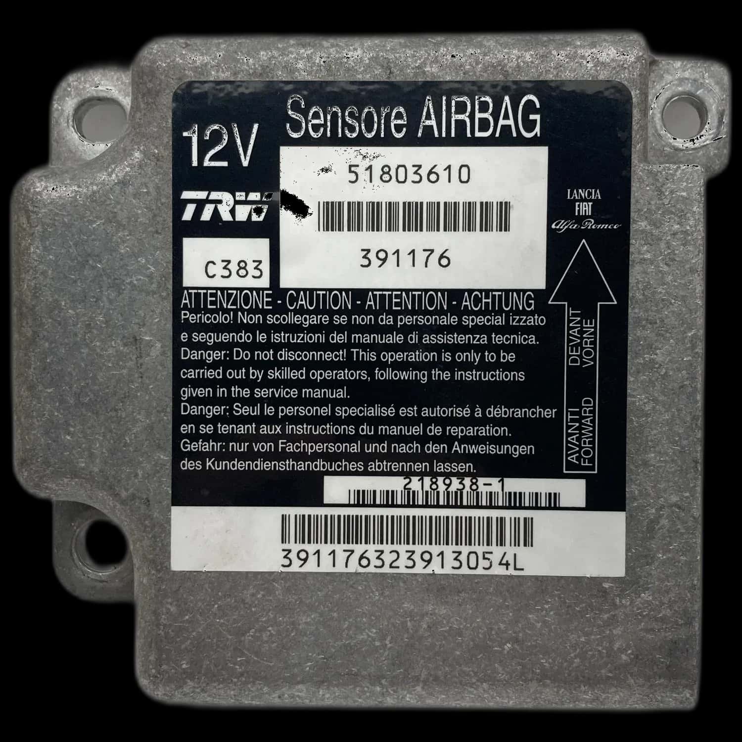 Fiat Panda 169 Airbag-Steuergerät Reparatur