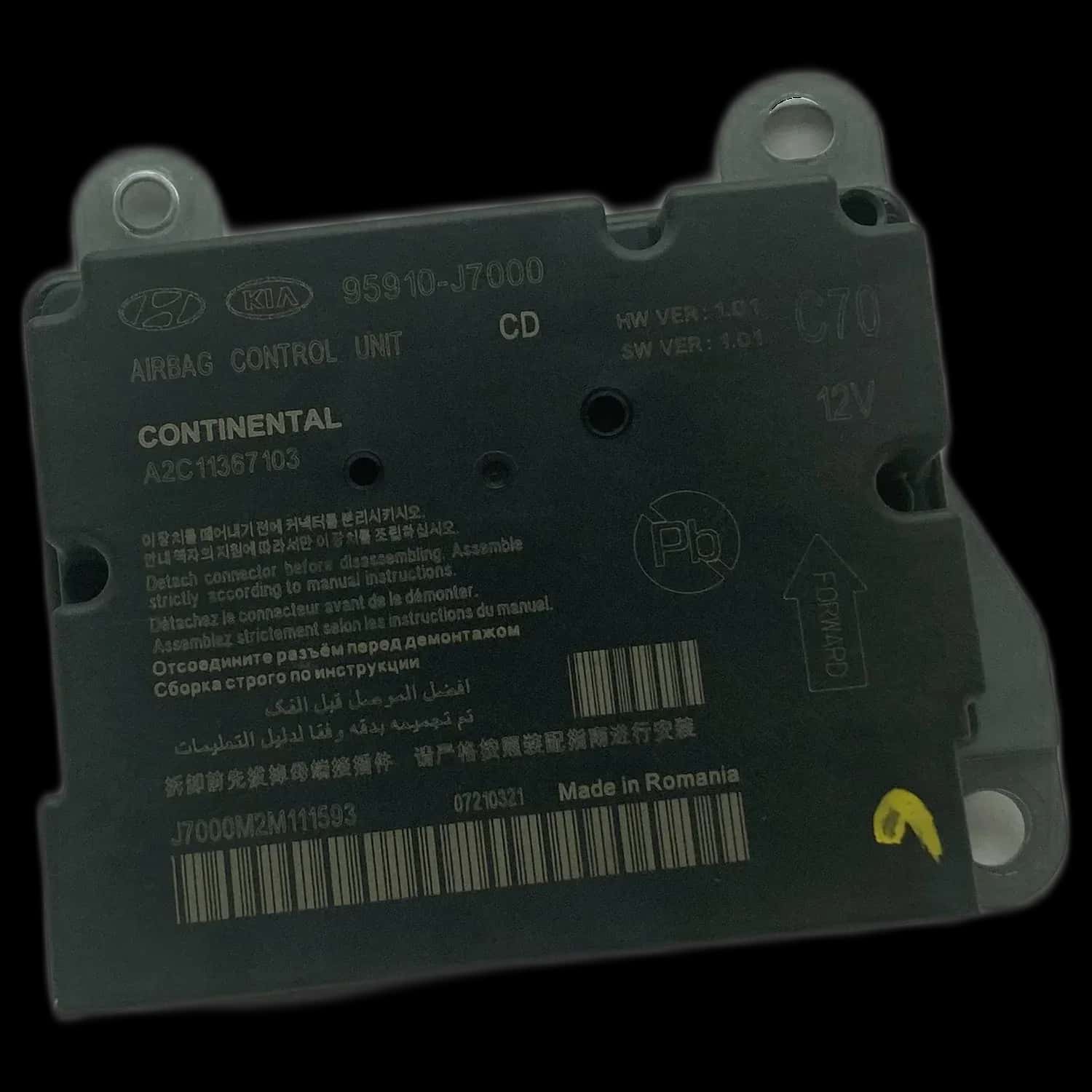 Kia cee'd CD Airbag-Steuergerät Reparatur