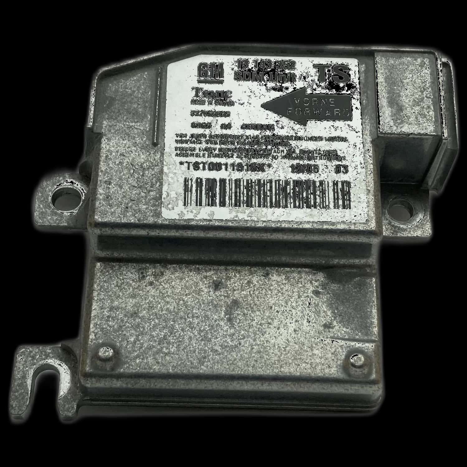Opel Combo C Airbag-Steuergerät Reparatur