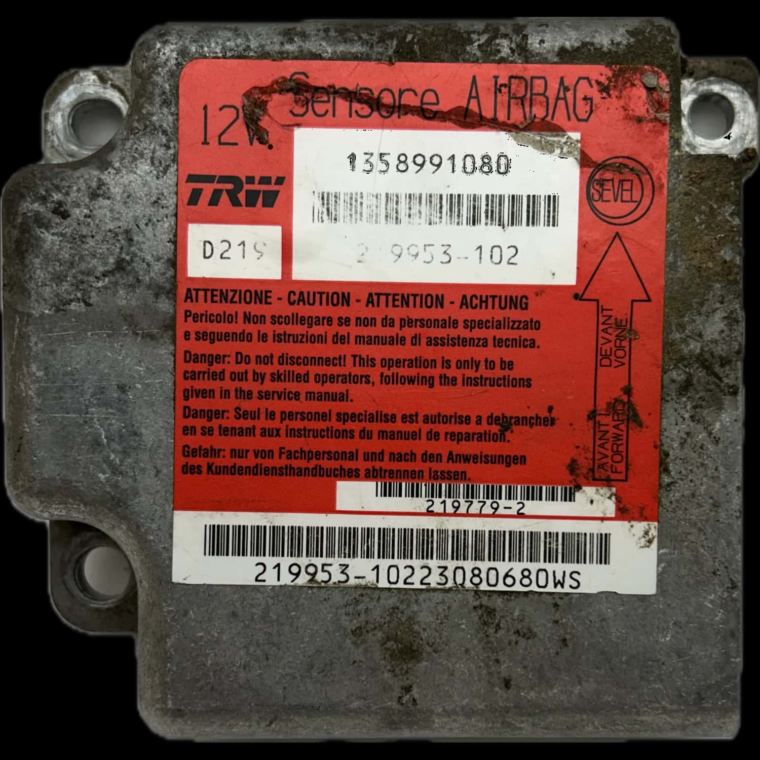 Peugeot Boxer III Airbag-Steuergerät Reparatur