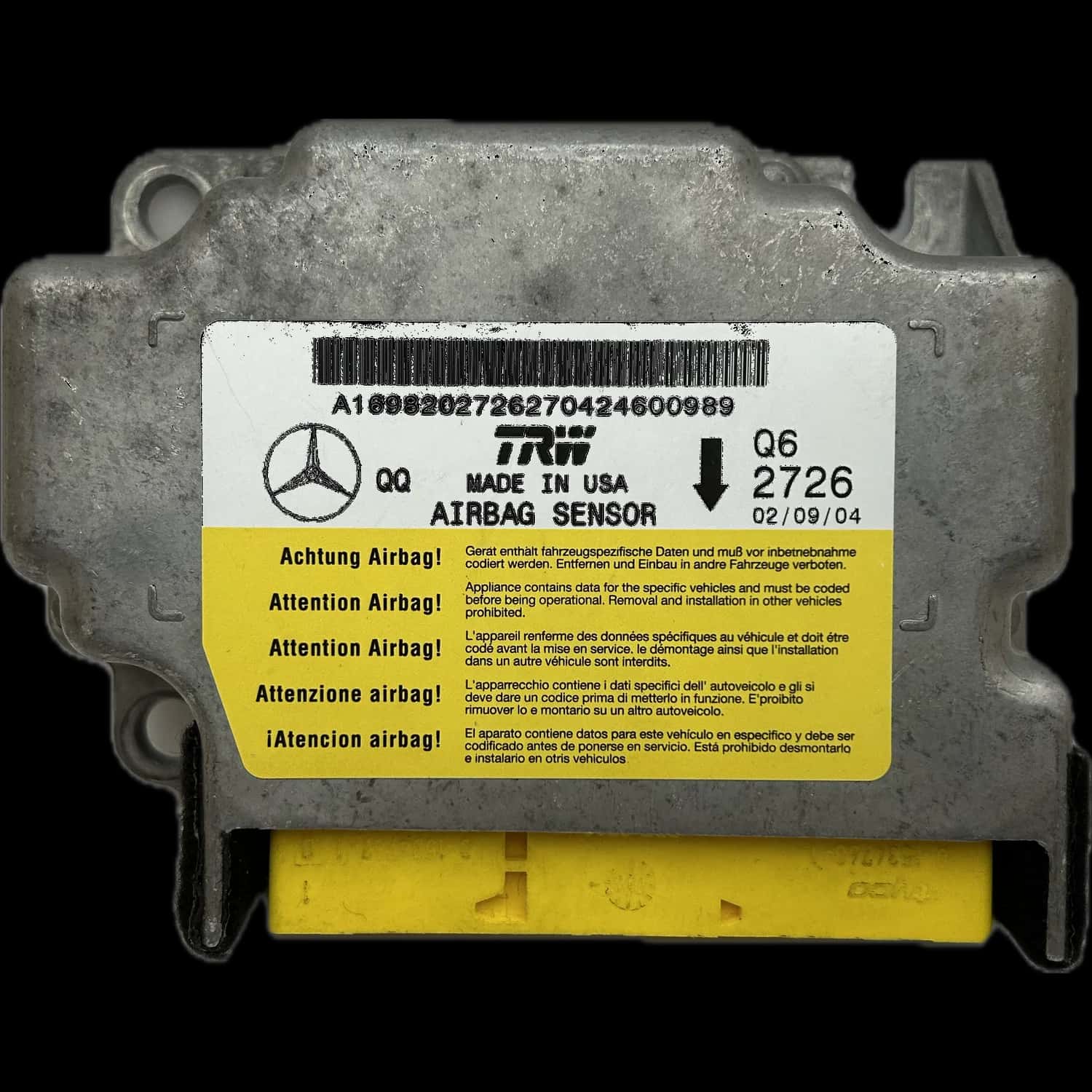 Mercedes-Benz A-Klasse W169 Airbag-Steuergerät Reparatur