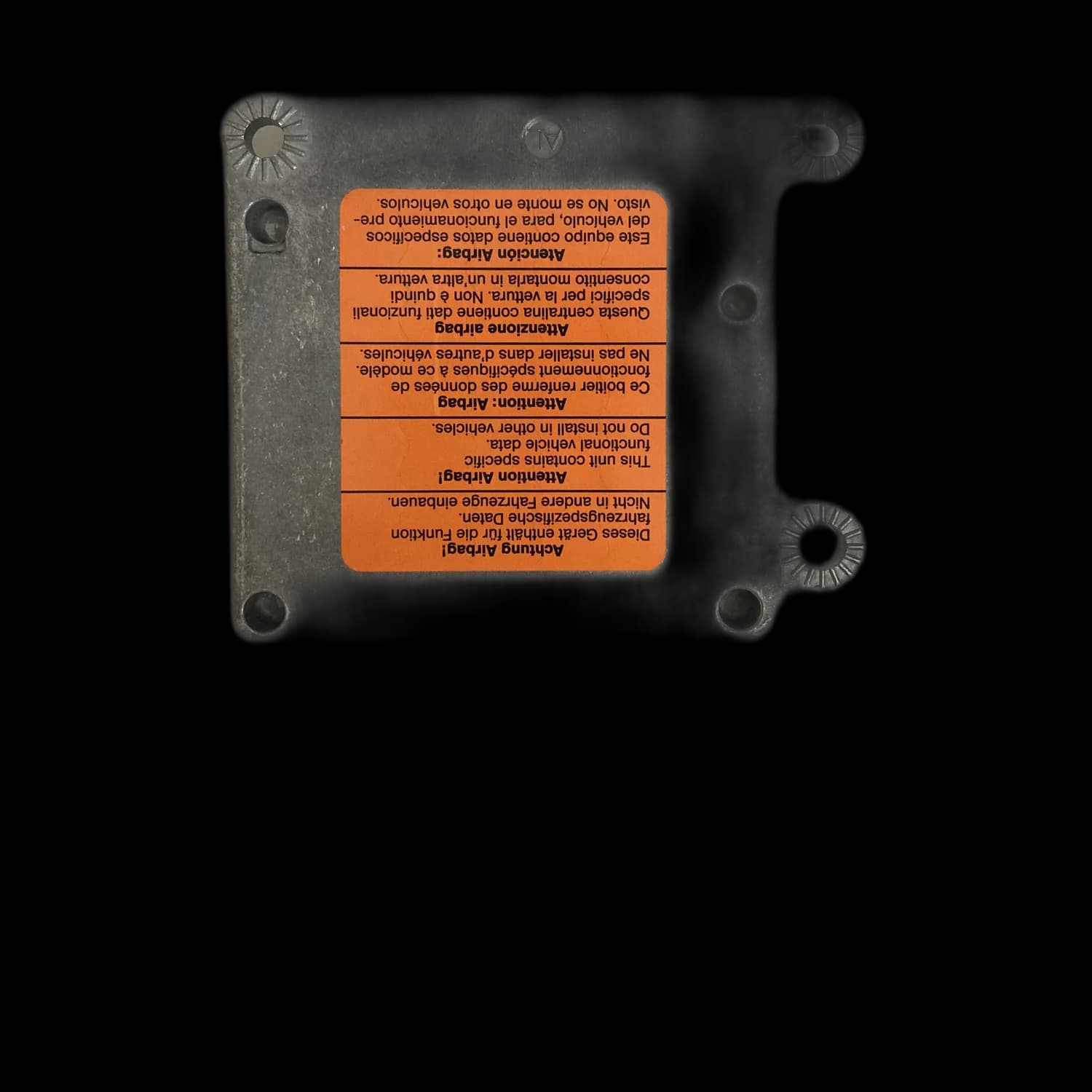 Airbag-Steuergerät 1J0 909 607, Rückseite