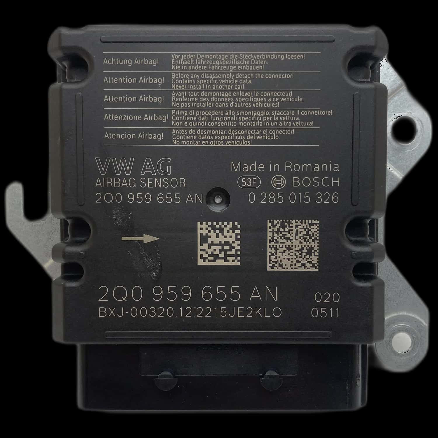 Volkswagen Transporter T6.1 Airbag-Steuergerät Reparatur