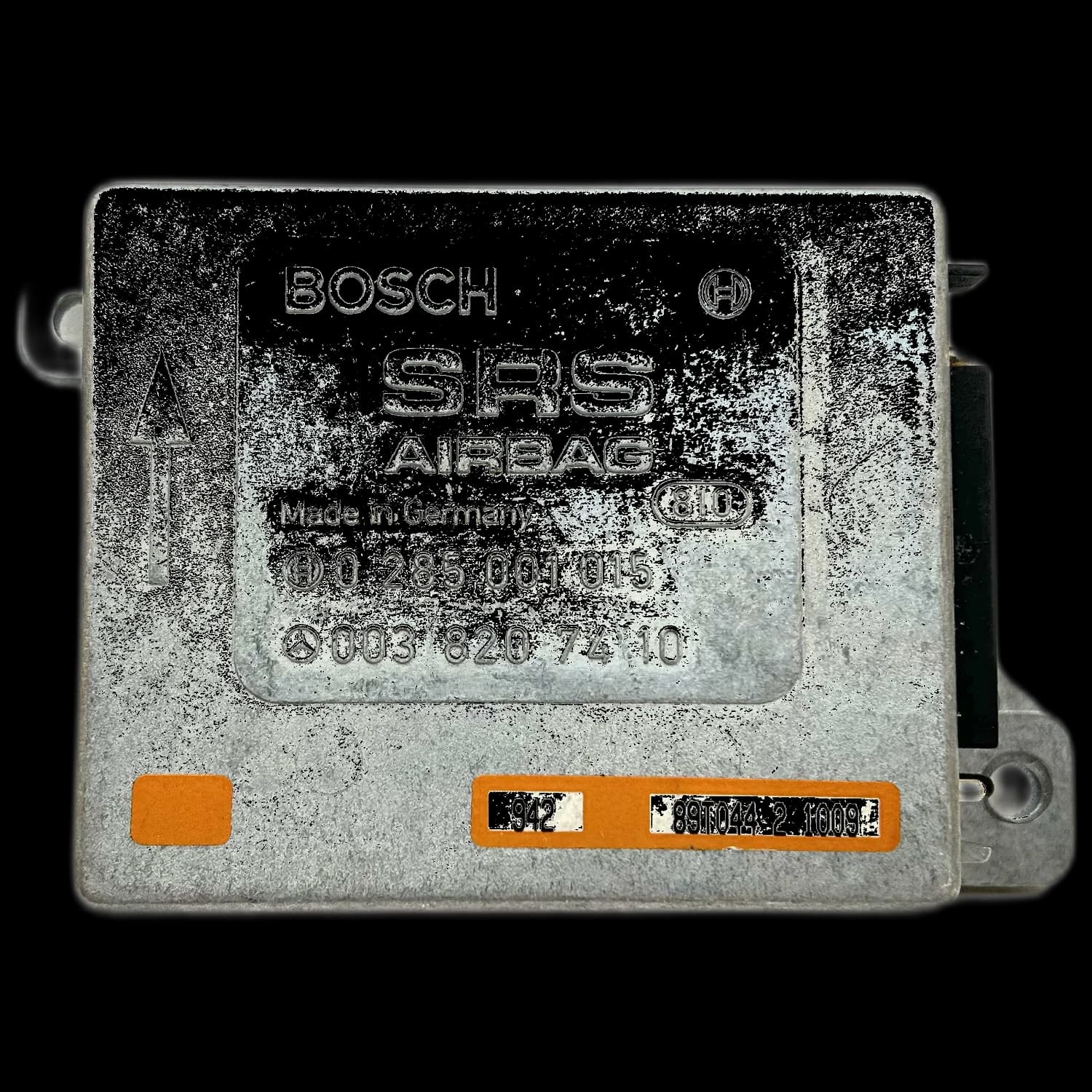 Airbag-Steuergerät A0038207410, Etikett
