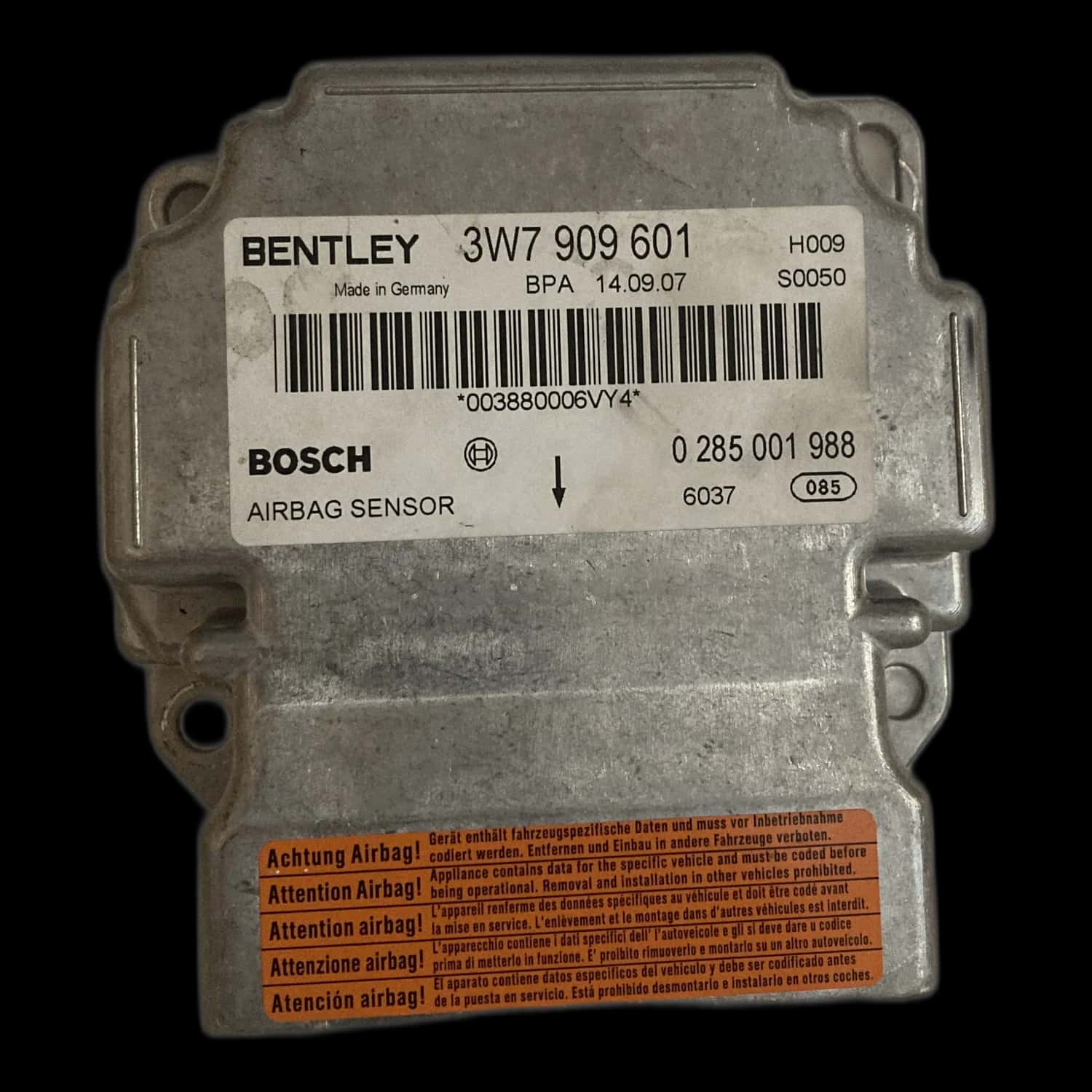 Bentley Continental GTC 2. Generation Airbag-Steuergerät Reparatur