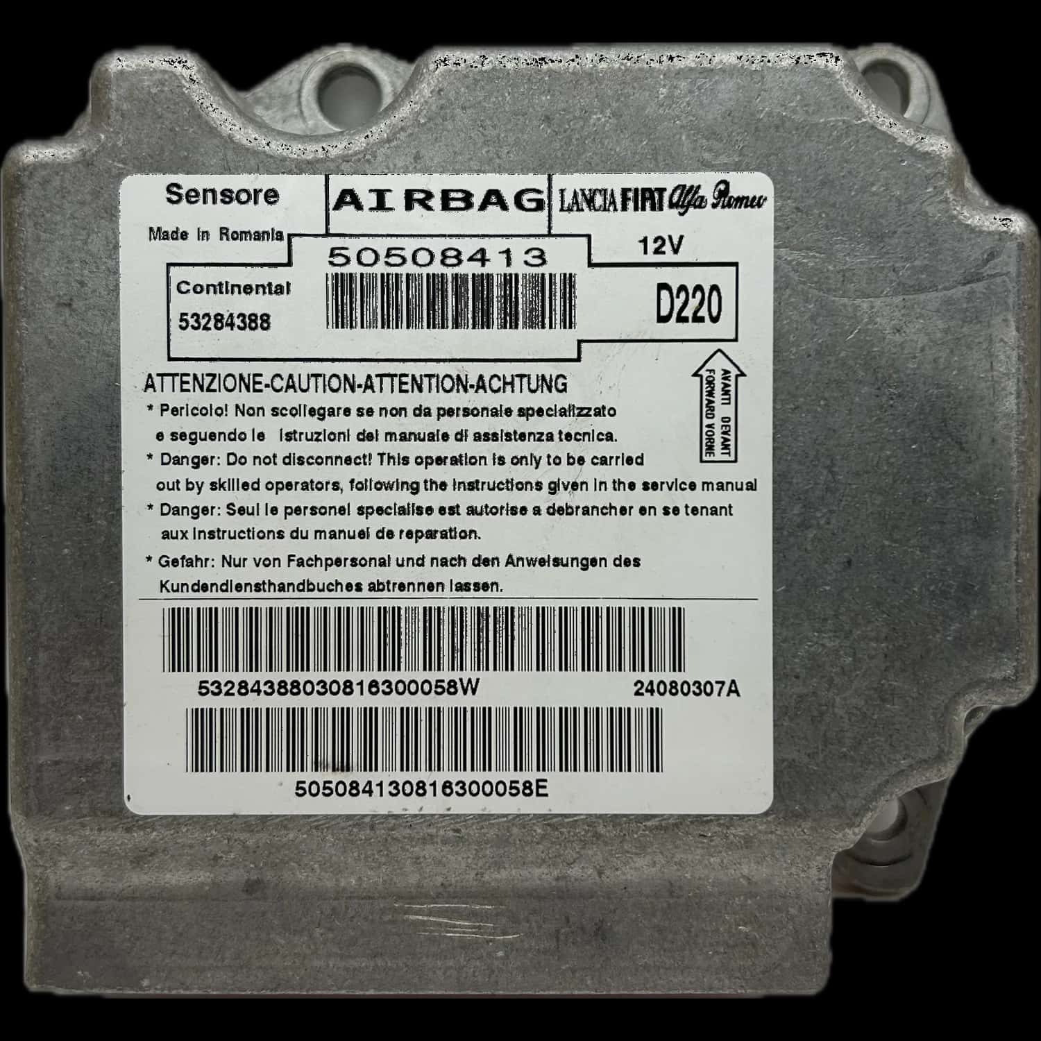 Alfa Romeo MiTo 955 Airbag-Steuergerät Reparatur