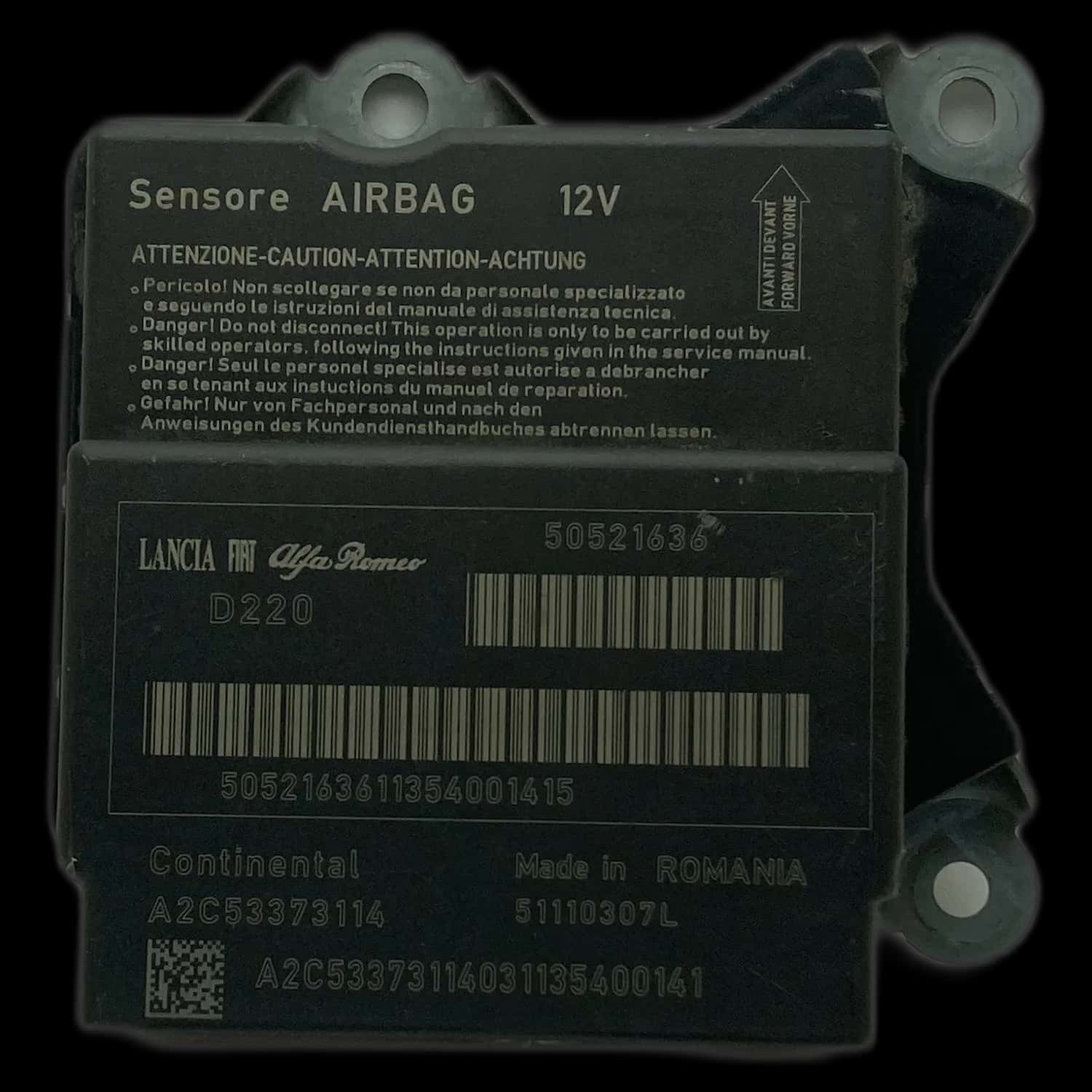 Alfa Romeo MiTo 955 Airbag-Steuergerät Reparatur