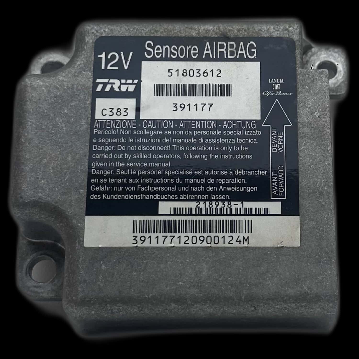 Fiat Panda 169 Airbag-Steuergerät Reparatur