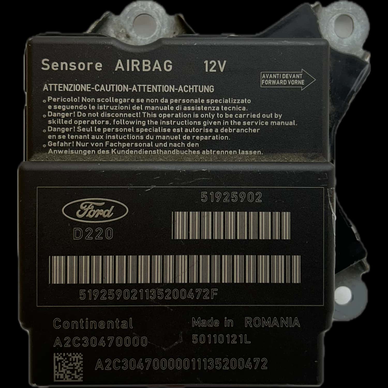 Ford Ka 2 KA2 RU8 Airbag-Steuergerät Reparatur