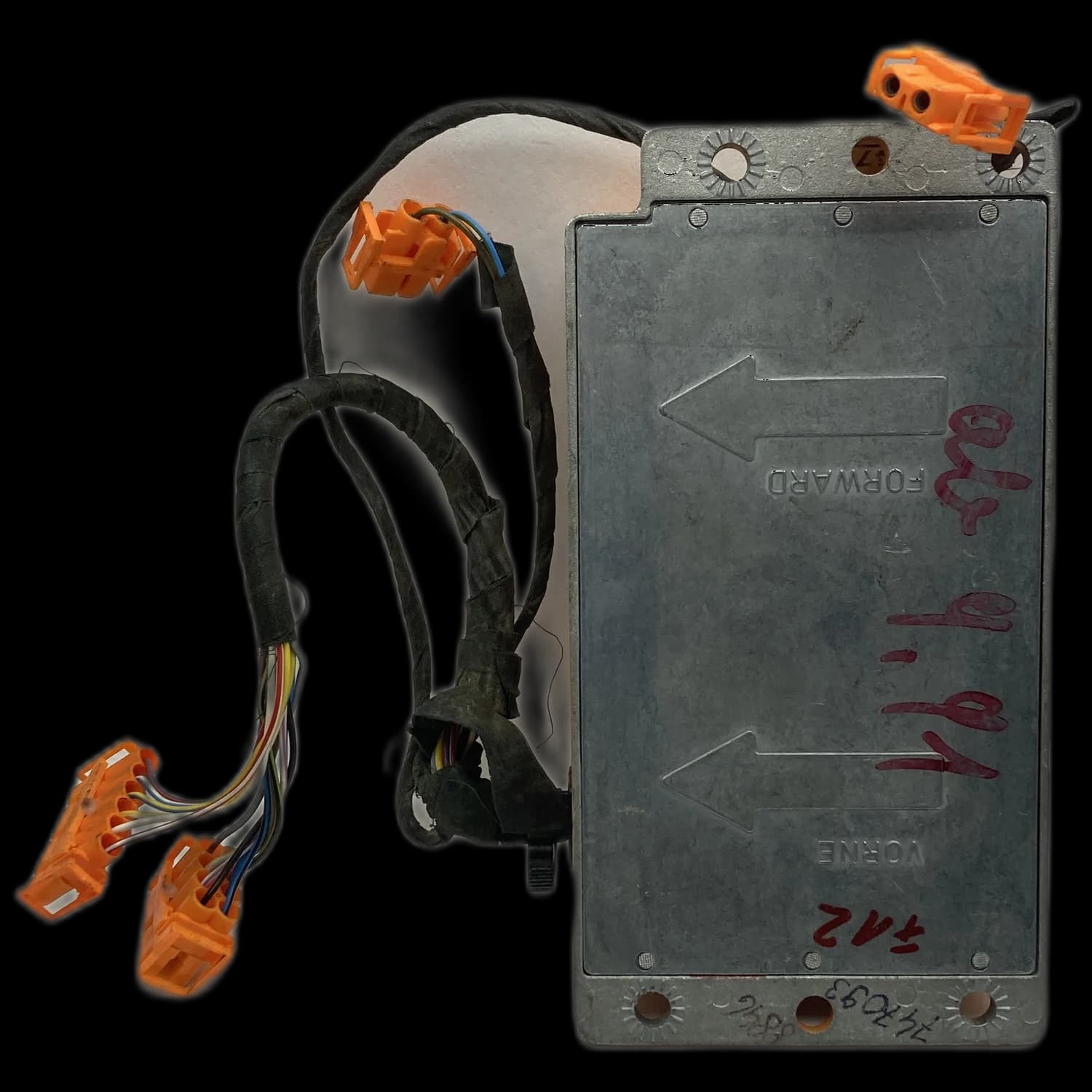 Airbag-Steuergerät 65 77 1 382 904, Rückseite