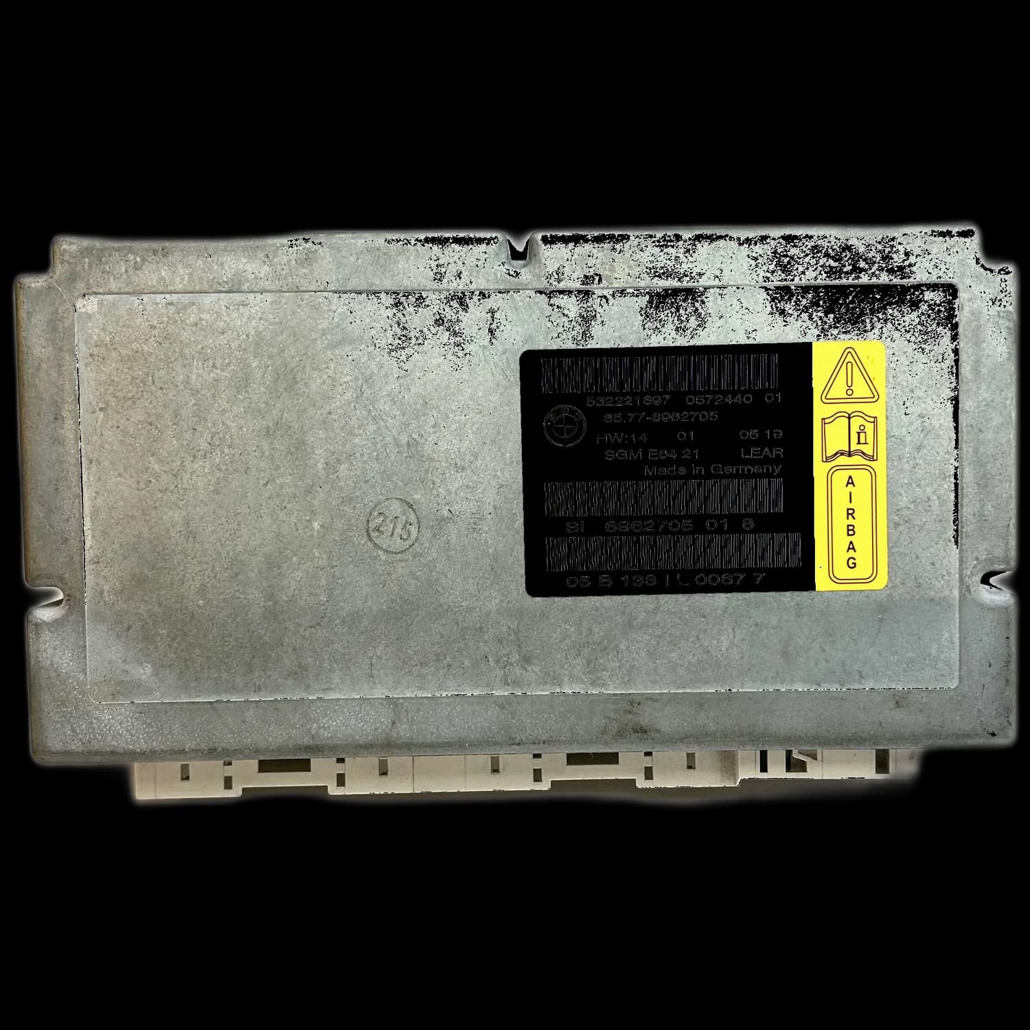 Airbag-Steuergerät 6577-6962705, Etikett