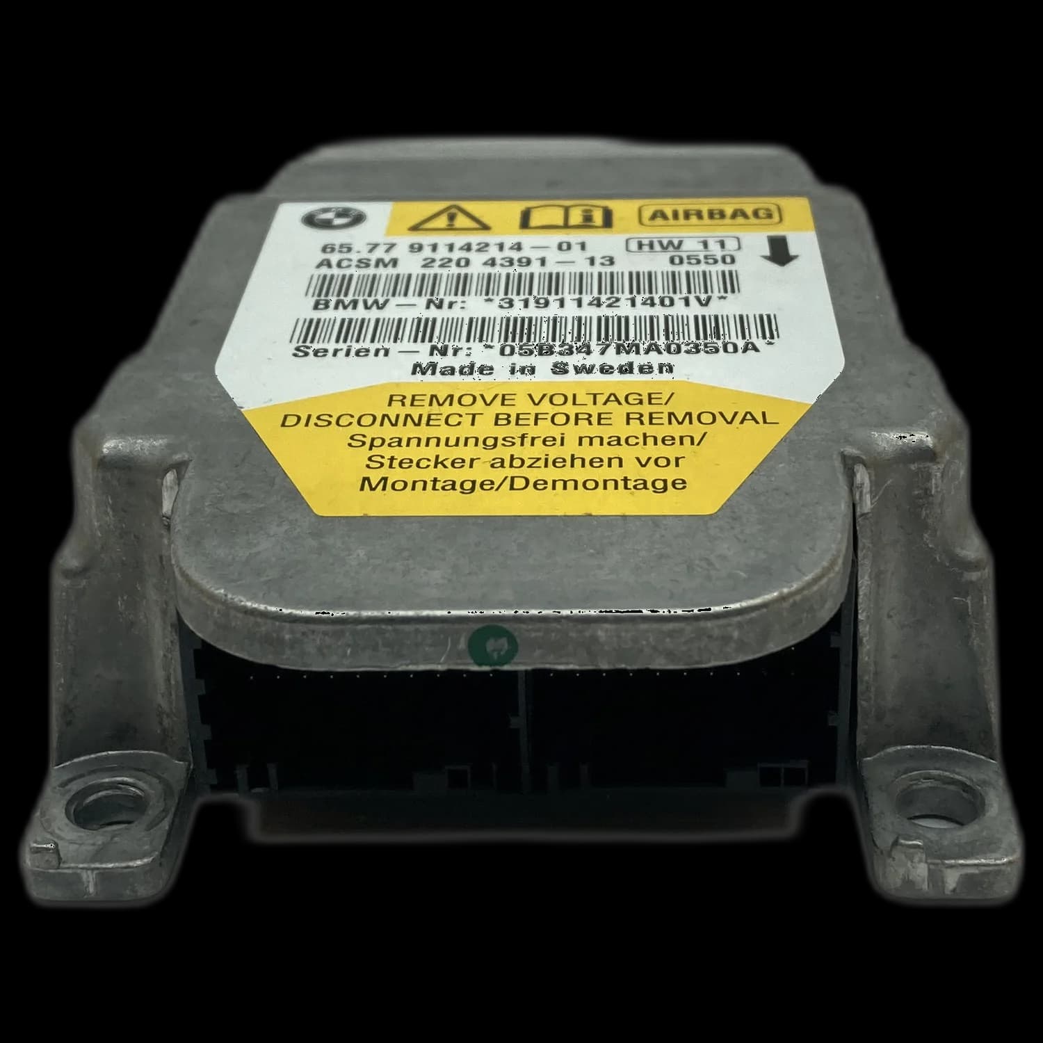 Airbag-Steuergerät 65 77 911 4214-01, Stecker