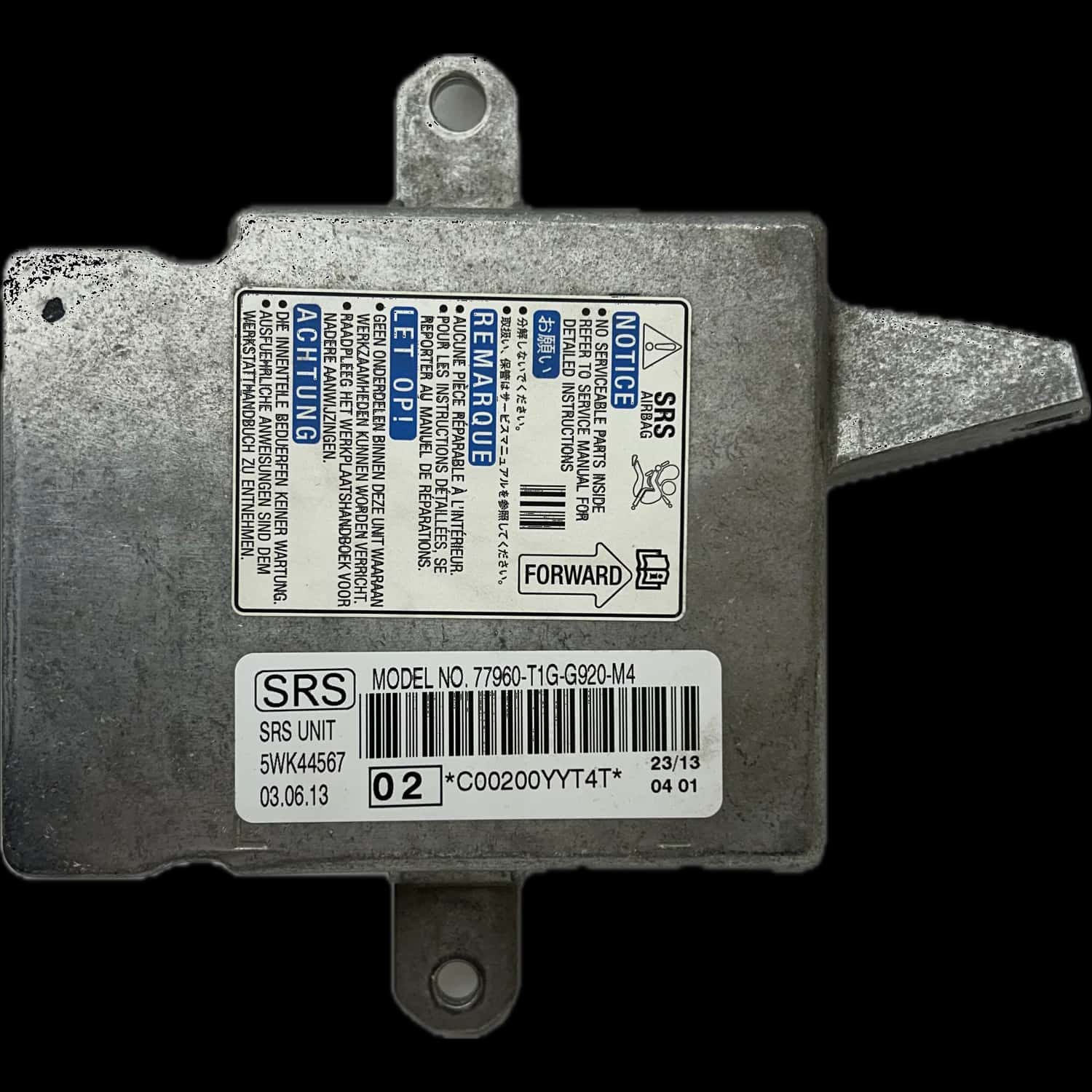 Honda CR-V 4 RM Airbag-Steuergerät Reparatur
