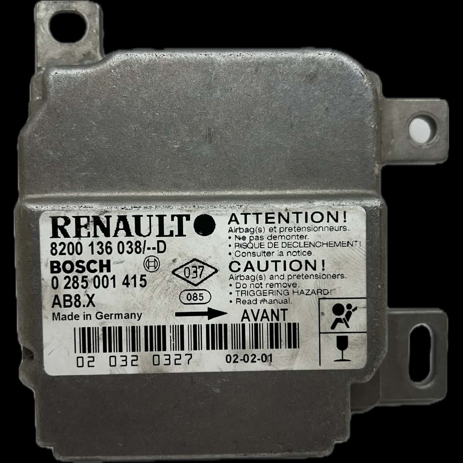 Renault Clio II Airbag-Steuergerät Reparatur