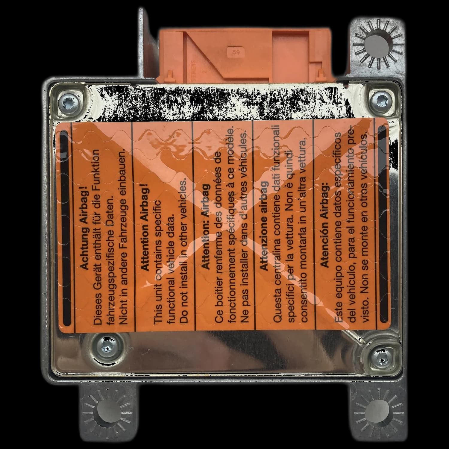 Airbag-Steuergerät A 000 820 80 26 (00), Rückseite