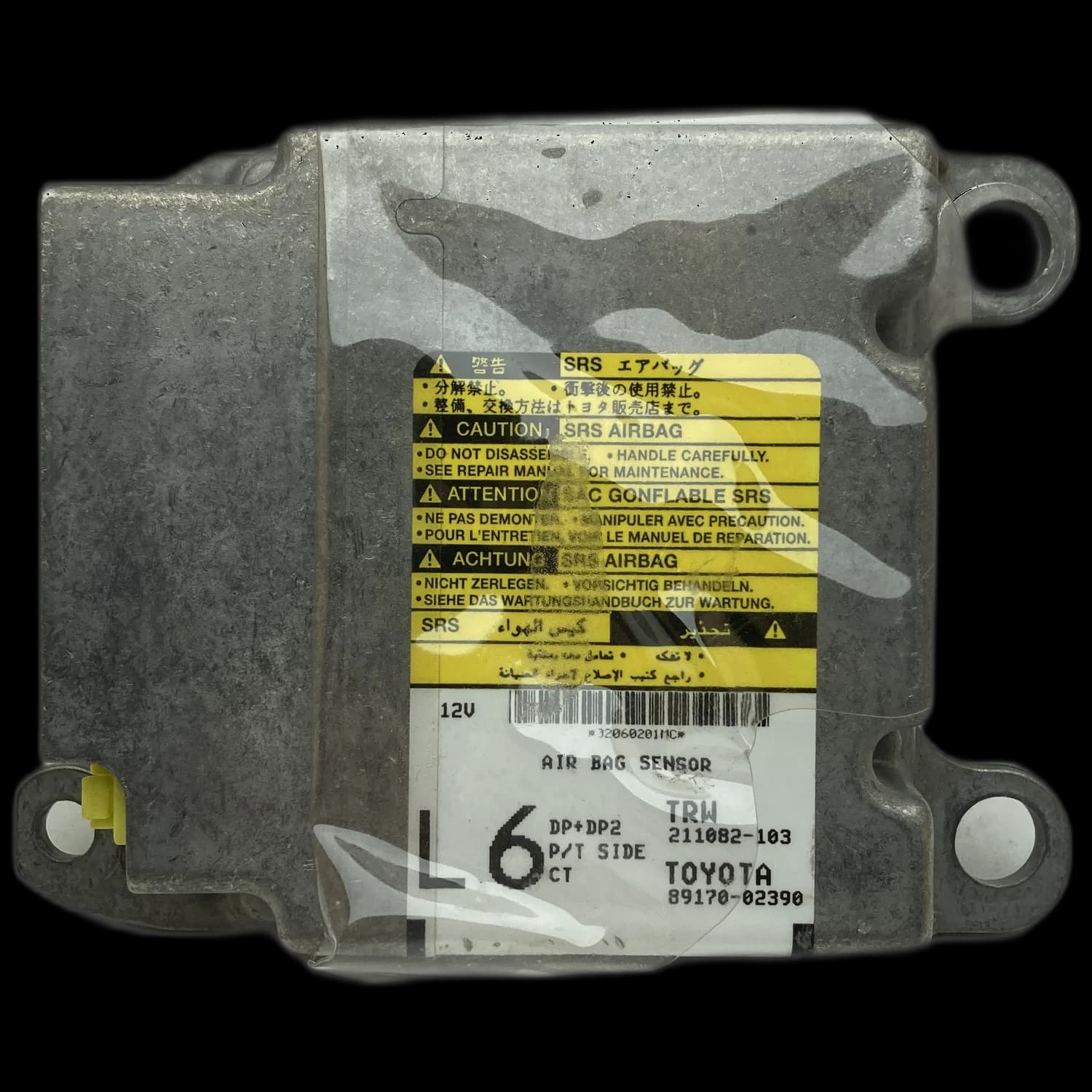 Airbag-Steuergerät 89170-02390, Etikett