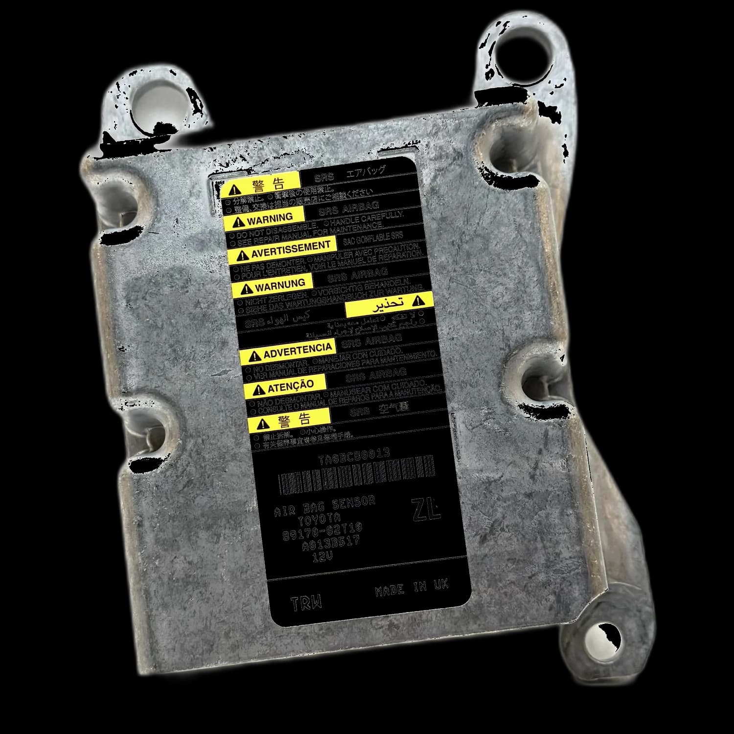 Airbag-Steuergerät 89170-02T10, Etikett