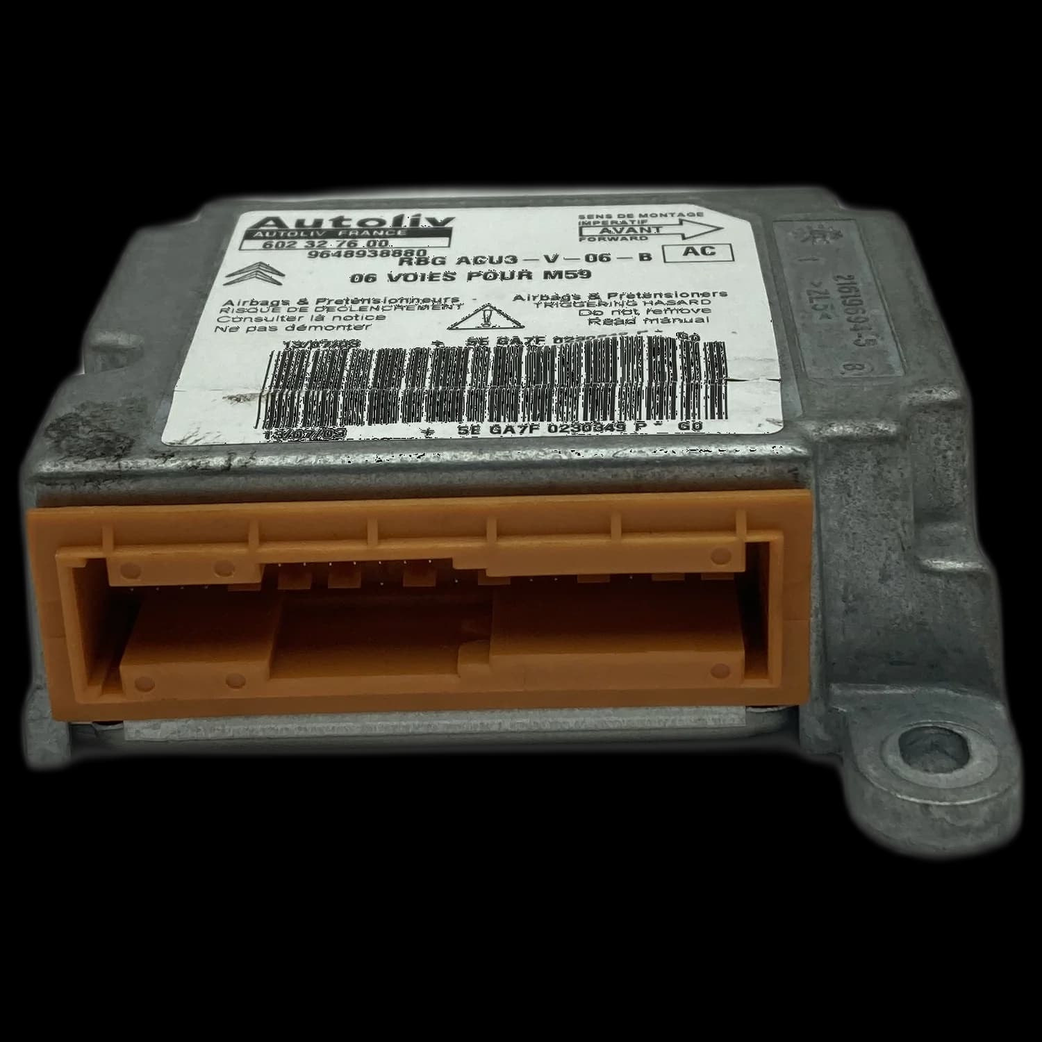 Airbag-Steuergerät 9648938880, Stecker
