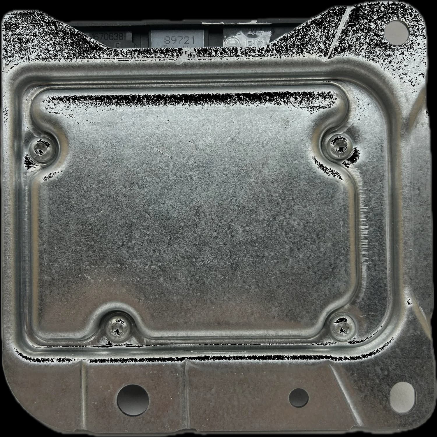 Airbag-Steuergerät 9817062880, Rückseite