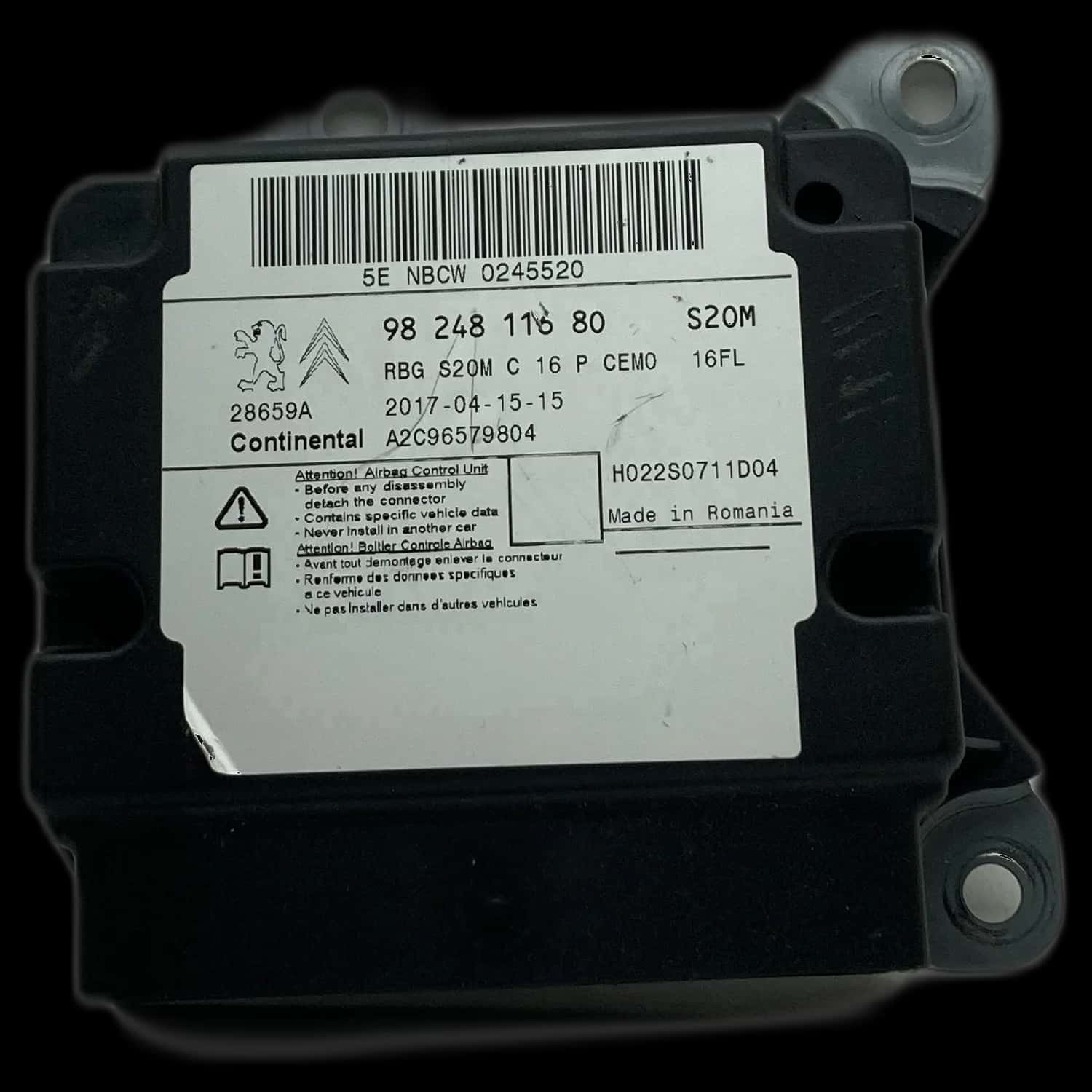 Opel Grandland B Airbag-Steuergerät Reparatur