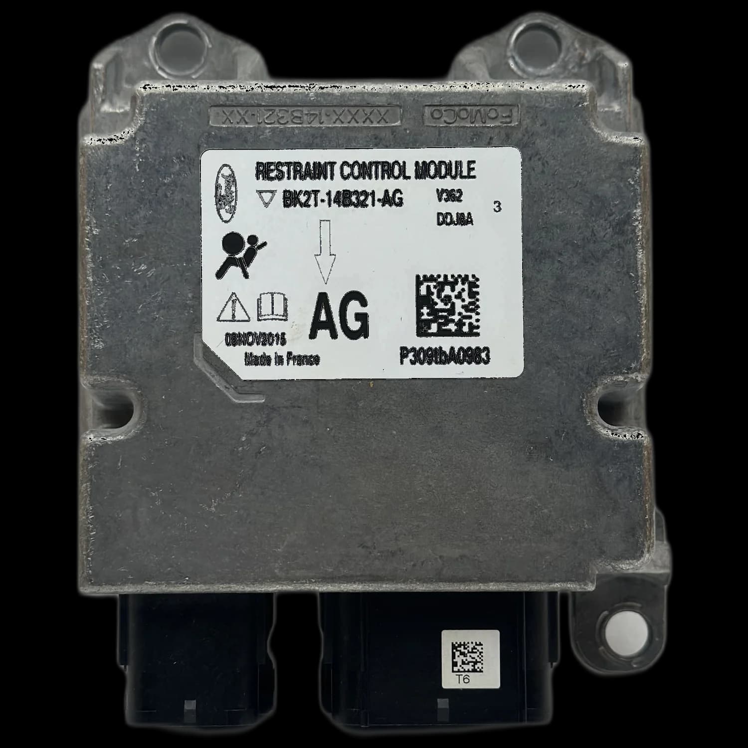 Airbag-Steuergerät BK2T-14B321-AG, Etikett