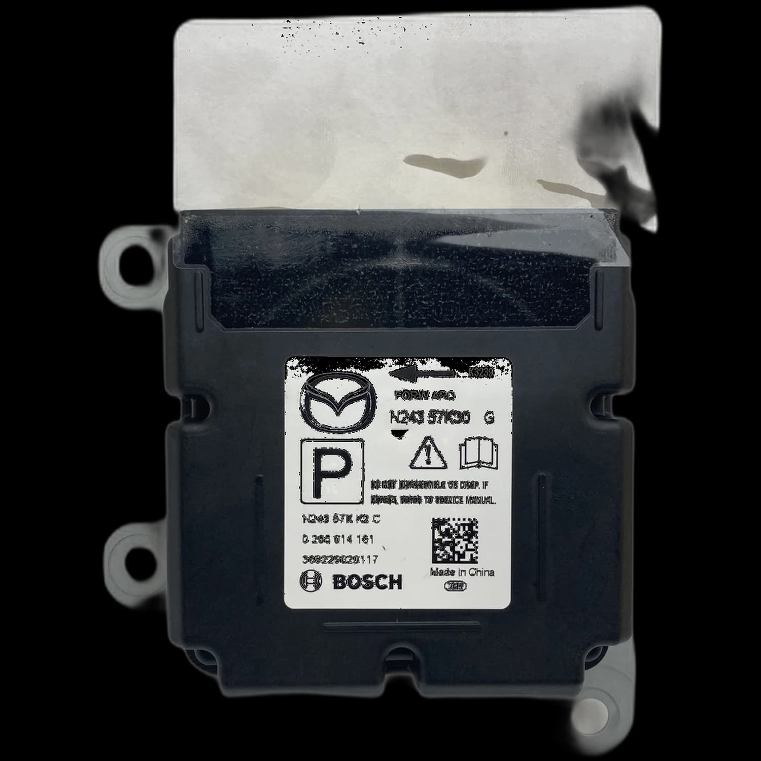 Airbag-Steuergerät N243-57K30, Etikett