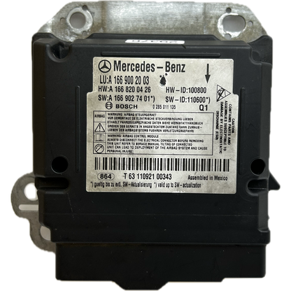 Mercedes-Benz ML W166 Airbag-Steuergerät Reparatur