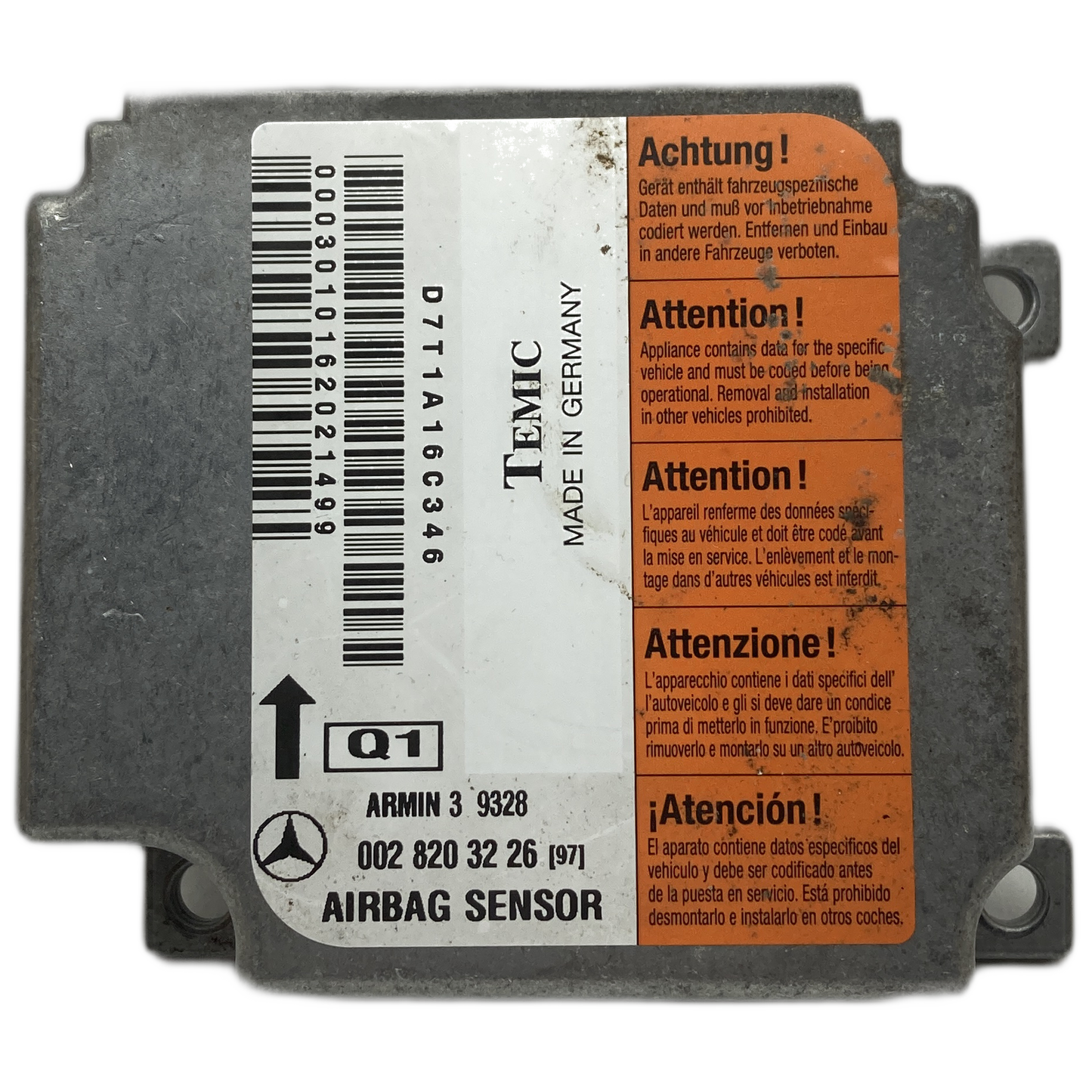 Mercedes-Benz E-Klasse W210 Airbag-Steuergerät Reparatur