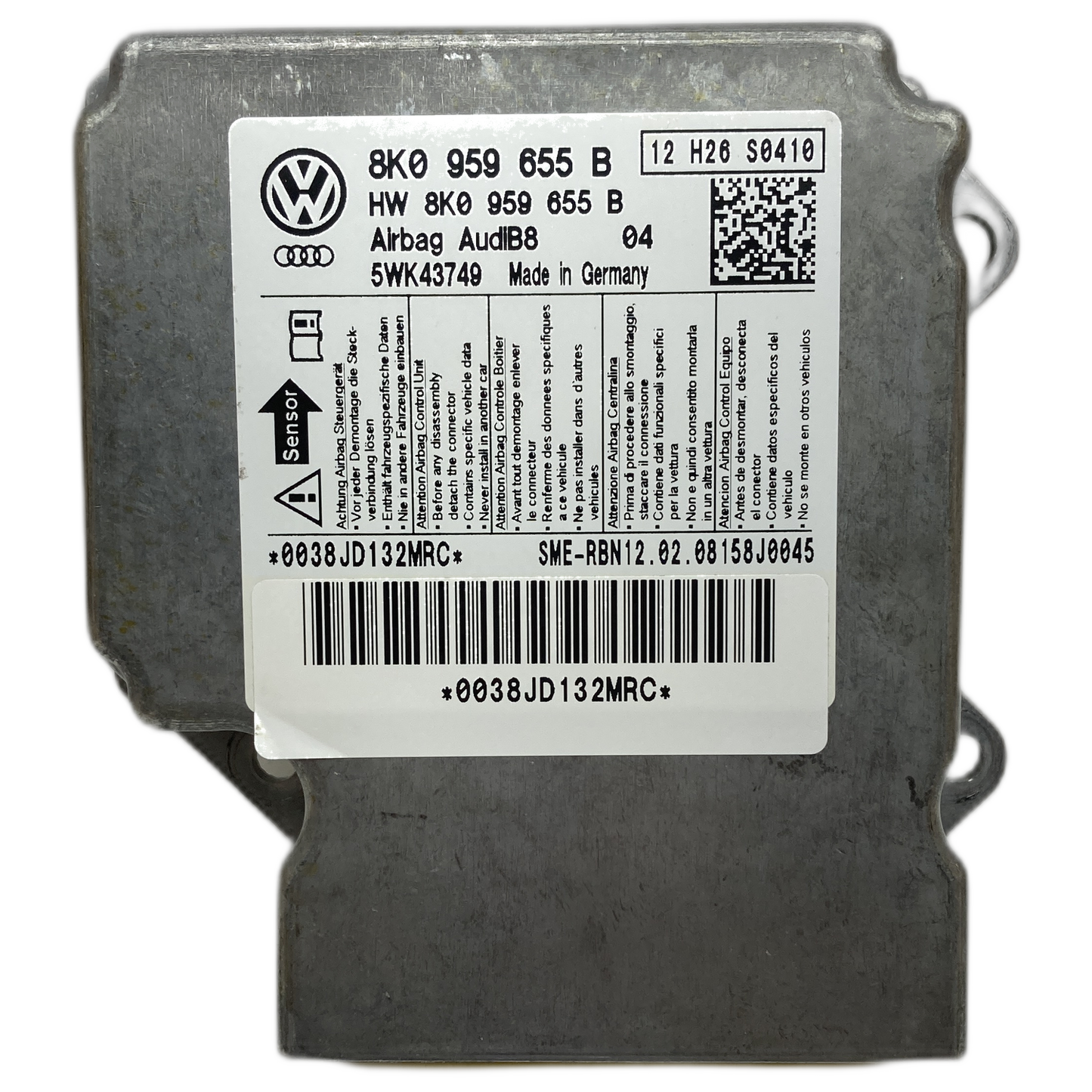 Audi A4 8K Avant Airbag-Steuergerät Reparatur