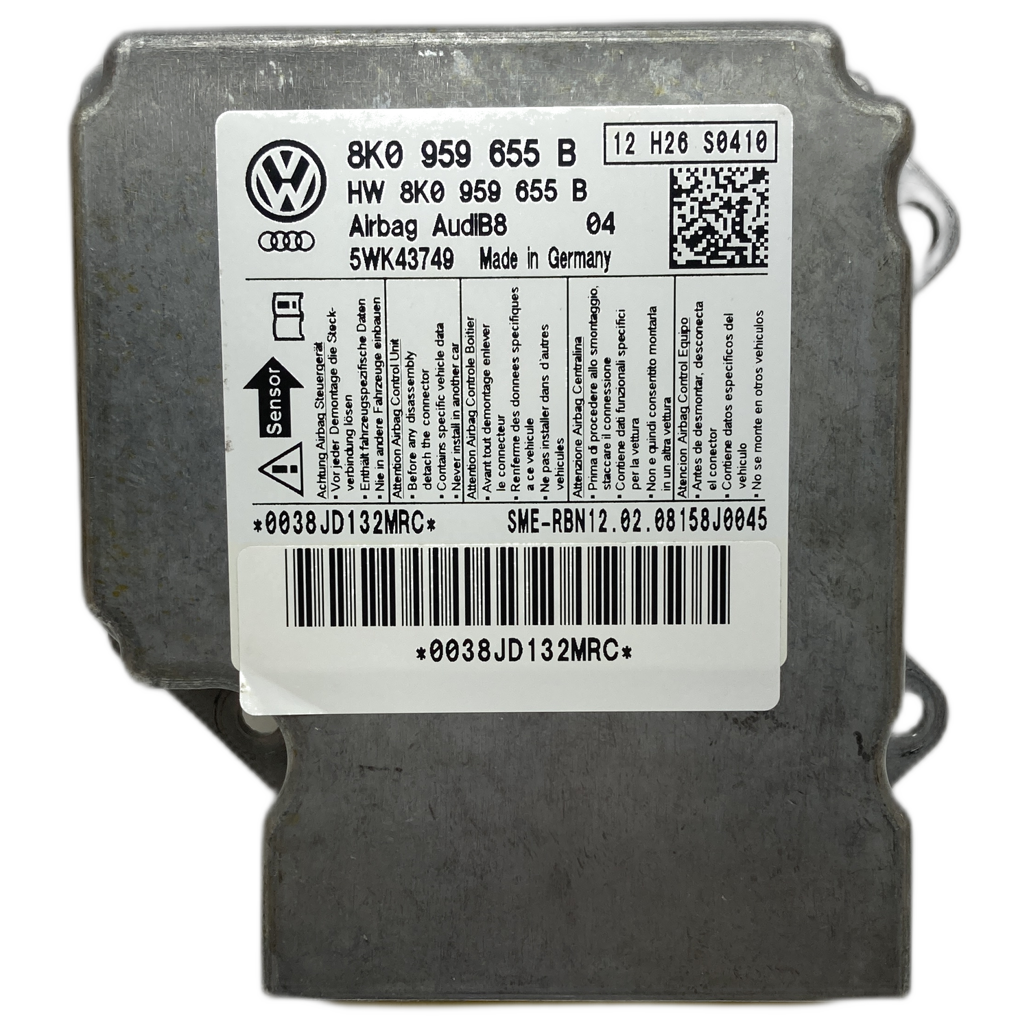 Audi A4 8K Avant Airbag-Steuergerät Reparatur