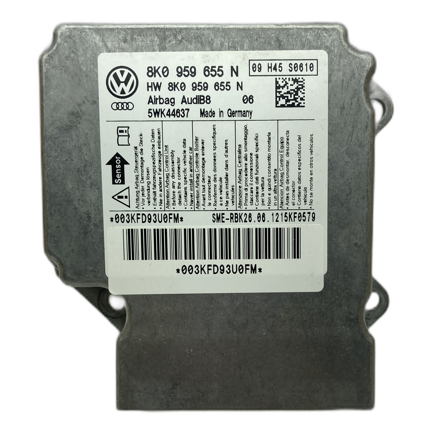 Audi A5 8T Airbag-Steuergerät Reparatur