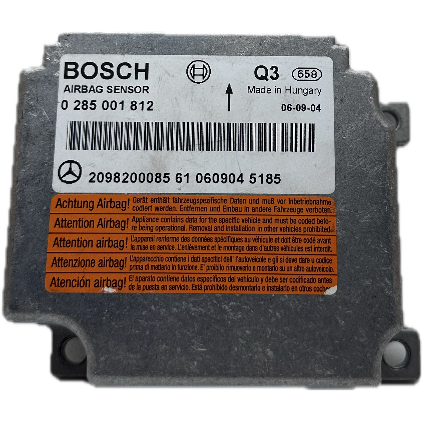 Mercedes-Benz CLK A209 Cabriolet Airbag-Steuergerät Reparatur