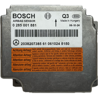 Mercedes-Benz CLK A209 Cabriolet Airbag-Steuergerät Reparatur