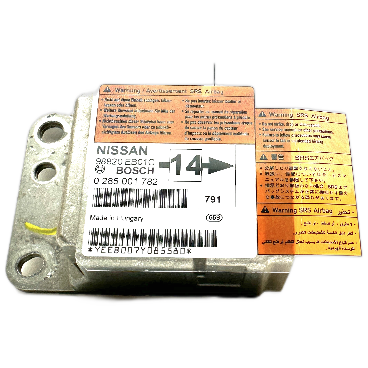 Nissan Navara D40 Airbag-Steuergerät Reparatur