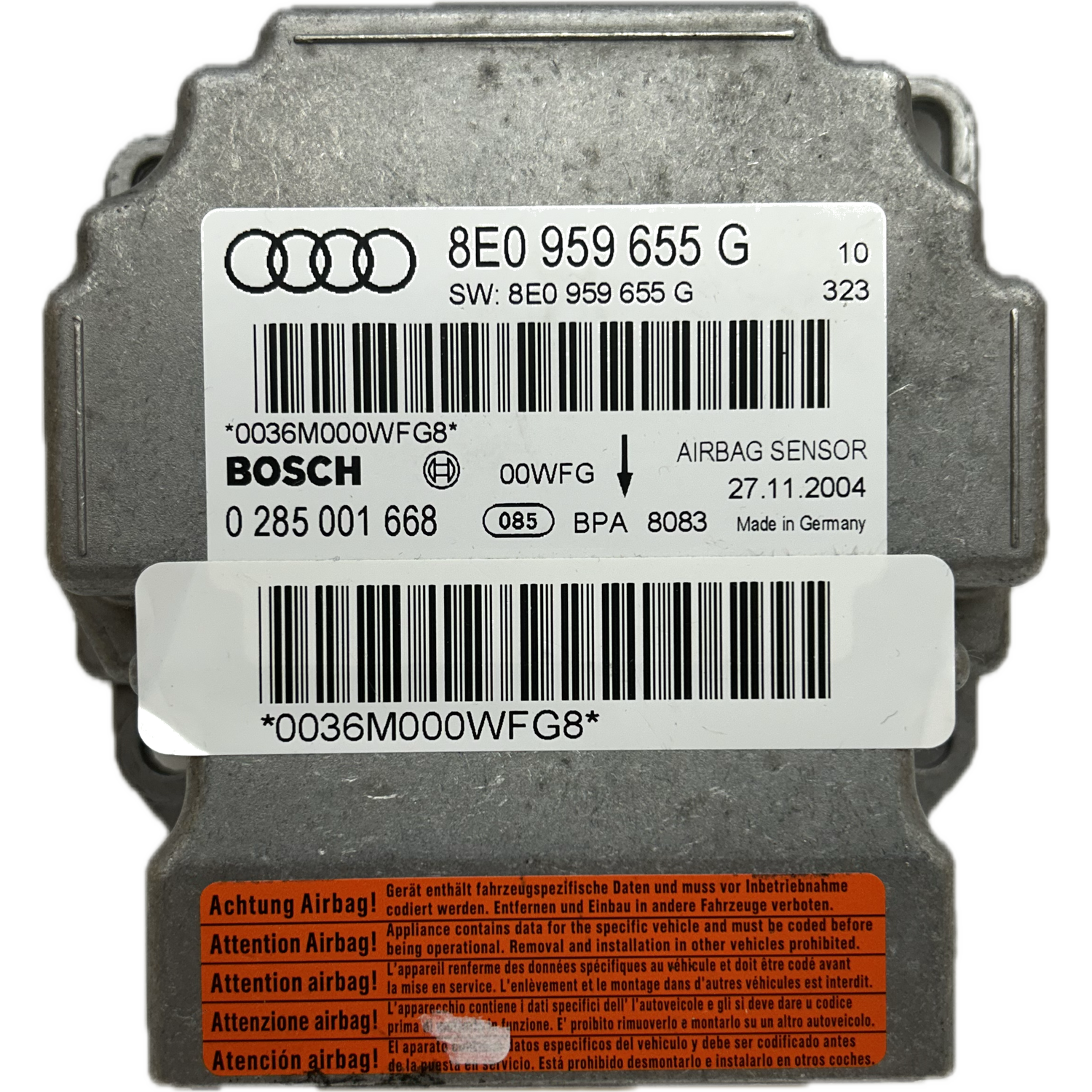 Audi RS4 B7 Airbag-Steuergerät Reparatur