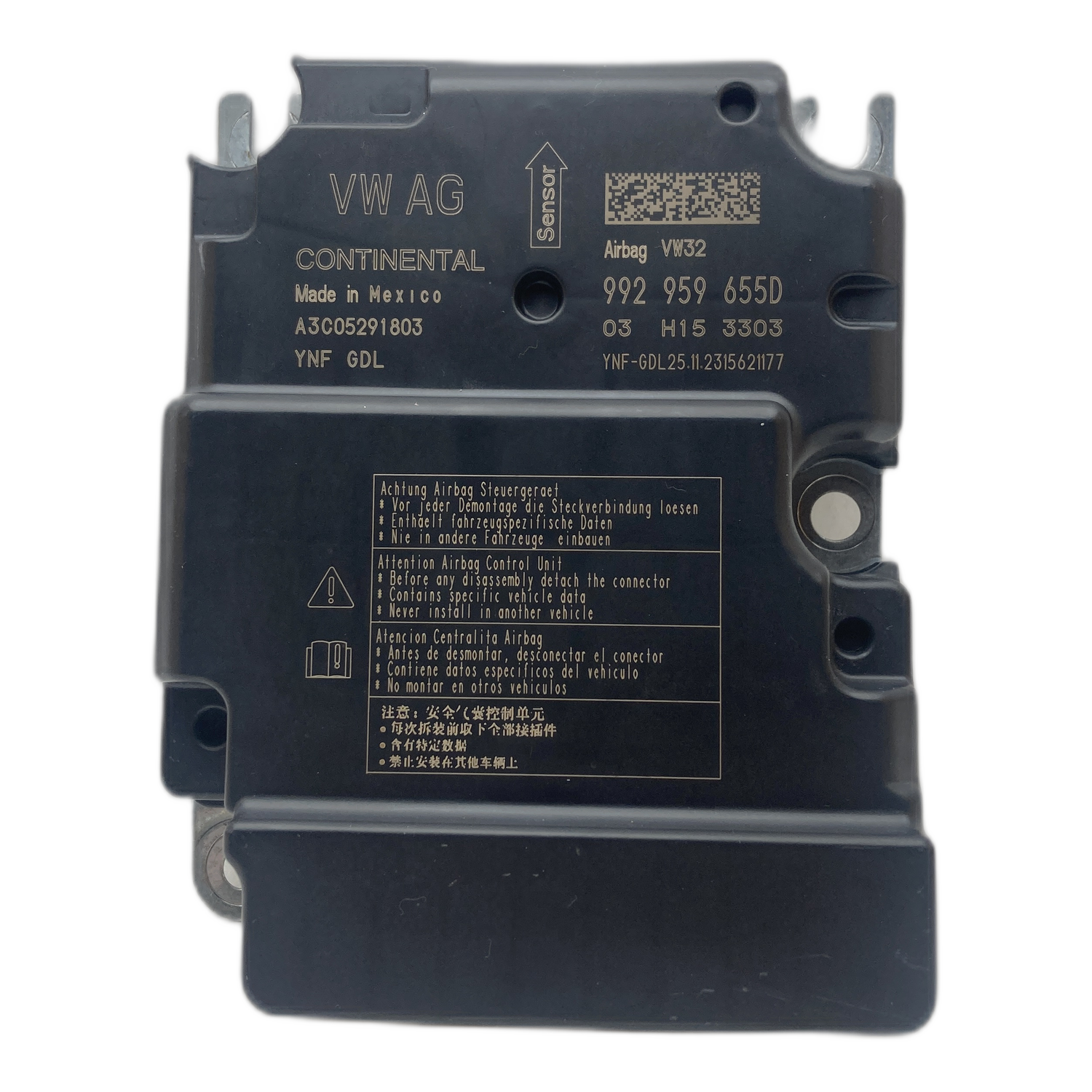 Audi RS e-tron GT J9 FW Airbag-Steuergerät Reparatur