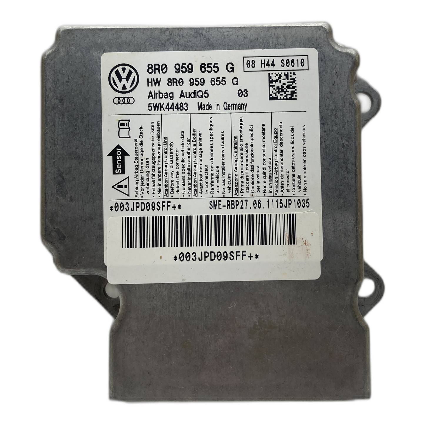 Audi SQ5 8R Airbag-Steuergerät Reparatur